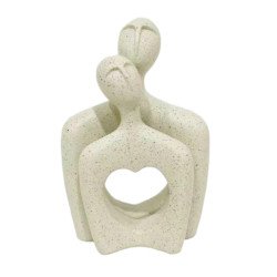 Set x 2 Adornos Armonía Resina Textura Arena 35 cm Mayorista