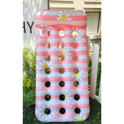 Colchoneta Inflable Margarita Rosa Mayorista | Deko Hogar