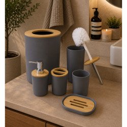 Set de Baño Aura x6 Piezas Mayorista | Deko Hogar