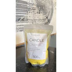 Kit Vela Perlada Amarilla 500g Mayorista Deko Hogar
