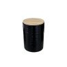 Organizador Decorativo "Aura" de Cerámica Color Negro Mayorista | Deko Hogar