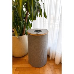 Cesto para Ropa de Tela y Bambú Mayorista | Deko Hogar