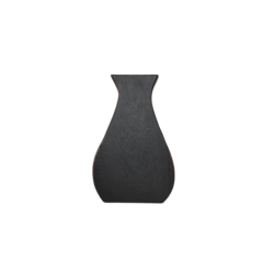 Jarrón de madera Nerva negro